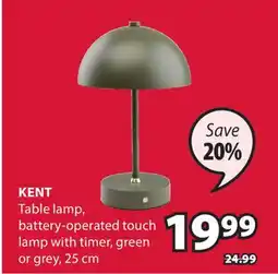 JYSK KENT Table lamp offer