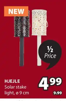 JYSK Hjejle Solar stake light offer