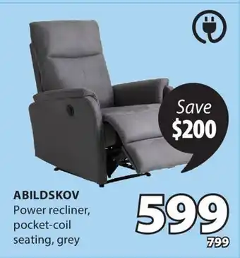 JYSK ABILDSKOV Power recliner offer