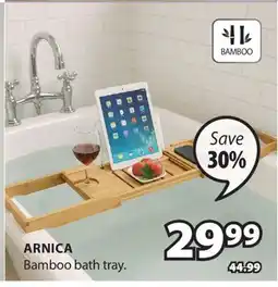 JYSK ARNICA Bamboo bath tray offer