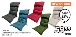 JYSK Dublin Outdoor high-back position cushion offer