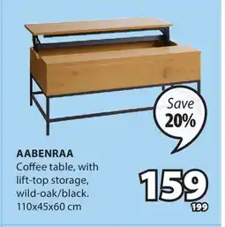 JYSK Aabenraa Coffee table offer