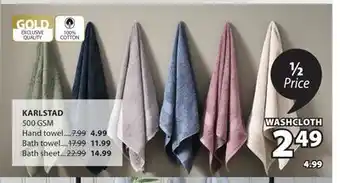 JYSK KARLSTAD Wash Cloth offer