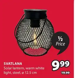 JYSK SVATLANA Solar lantern offer