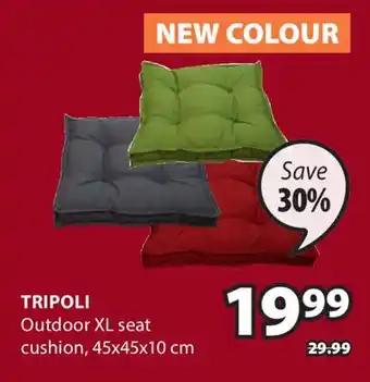 JYSK TRIPOLI Outdoor XL seat cushion offer