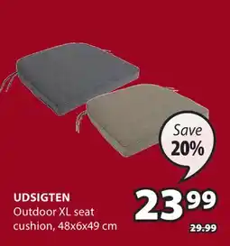 JYSK Udsigten Outdoor XL seat cushion offer