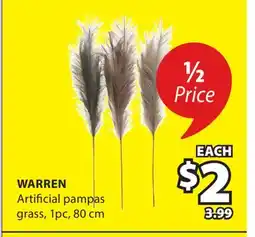 JYSK WARREN Artificial pampas grass offer