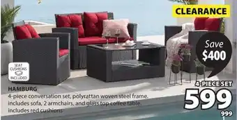 JYSK HAMBURG 4-piece conversation set offer