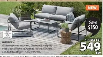JYSK RISVEDEN 4-piece conversation set offer