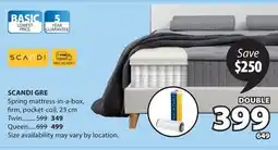 JYSK SCANDI GRE Spring mattress-in-a-box offer