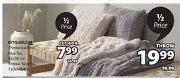 JYSK MYGGBLOM Throw Cushion offer