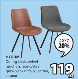 JYSK Hygum Dining chair offer
