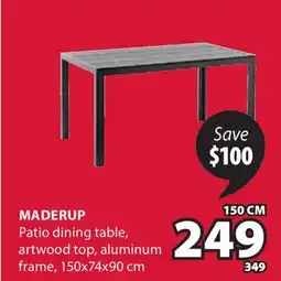 JYSK Maderup Patio Dining Table offer