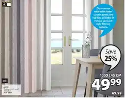 JYSK DARBY Blackout curtain panel offer