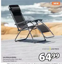 JYSK Halden/Ulfborg Zero gravity relax chair offer