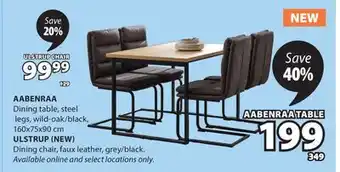 JYSK AABENRAA Dining table offer