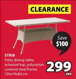 JYSK STRIB Patio dining table offer