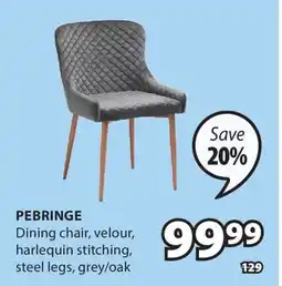 JYSK Pebringe Dining chair offer