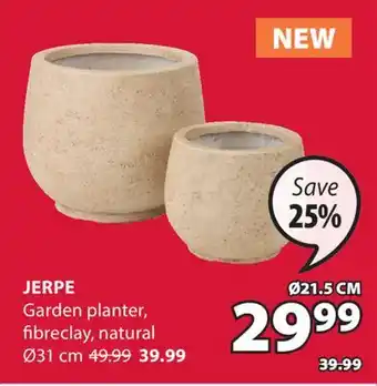 JYSK Jerpe Garden planter offer