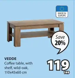 JYSK Vedde Coffee table offer