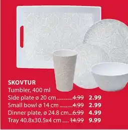 JYSK SKOVTUR Tumbler offer