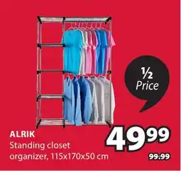 JYSK Alrik Standing closet organizer offer