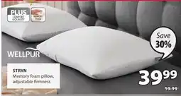 JYSK Wellpur Stryn Memory foam pillow offer
