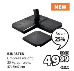 JYSK BJURSTEN Umbrella offer