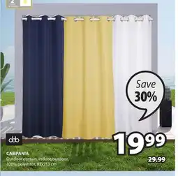 JYSK CAMPANIA Outdoor curtain offer