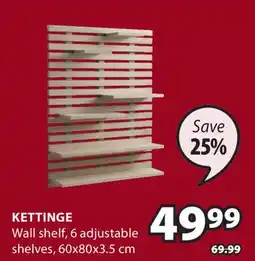 JYSK Kettinge Wall shelf offer