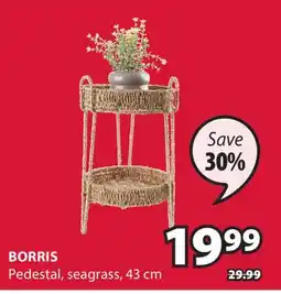 JYSK Borris Pedestal offer