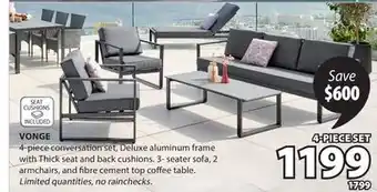 JYSK Vonge 4 - piece conversation set offer