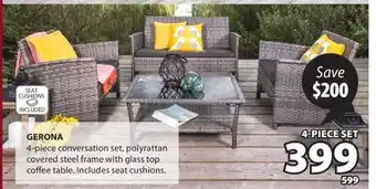 JYSK Gerona 4-piece conversation set offer
