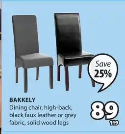 JYSK Bakkely Dining chair offer