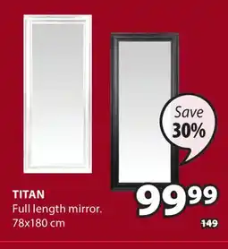 JYSK Titan Full length mirror offer
