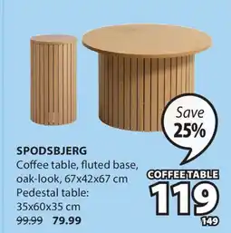 JYSK Spodsbjerg Coffee table offer