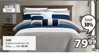 JYSK SAM 6-piece comforter set offer