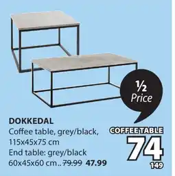 JYSK Dokkedal COFFEE TABLE offer