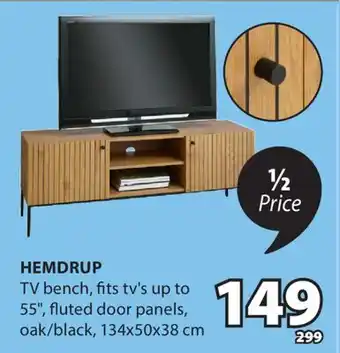 JYSK HEMDRUP TV bench offer