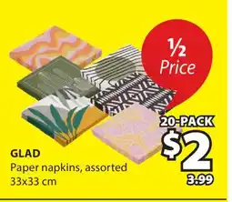 JYSK Glad Paper napkins offer