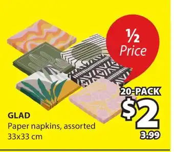 JYSK Glad Paper napkins offer