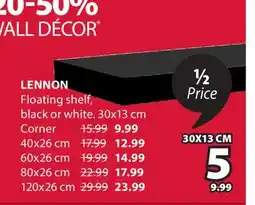 JYSK LENNON Floating shelf offer