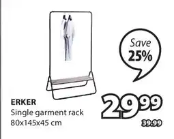JYSK Erker Single garment rack offer