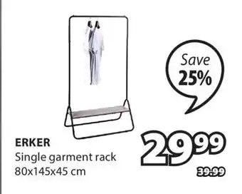 JYSK Erker Single garment rack offer