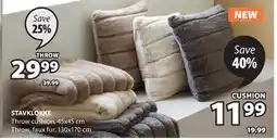 JYSK STAVKLOKKE Throw cushion offer