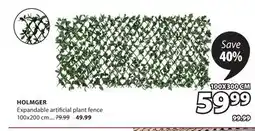 JYSK HOLMGER Expandable artificial plant fence offer