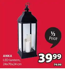 JYSK ANKA LED lantern offer