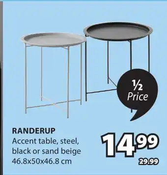 JYSK RANDERUP Accent table offer