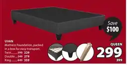 JYSK UVAN Mattress foundation offer