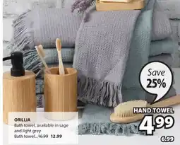 JYSK ORILLIA Bath towel offer